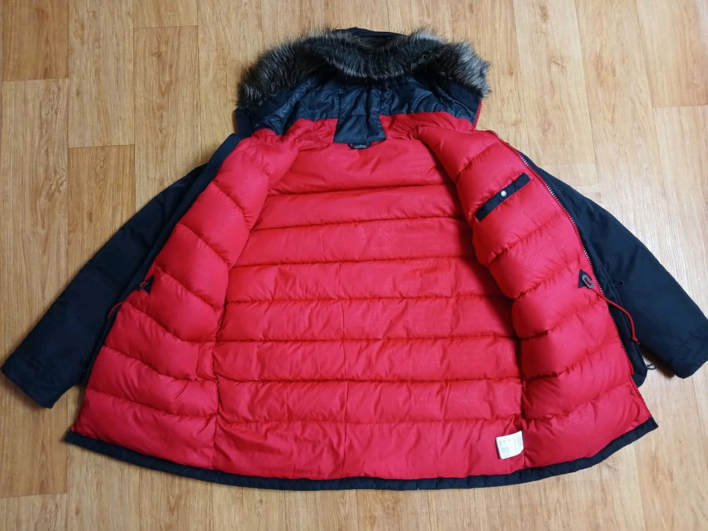 나이키 조던 (정품) 남성 다운 야상 패딩 파카 (블랙) (100~105) (상태 깨끗하고 좋아요)--4