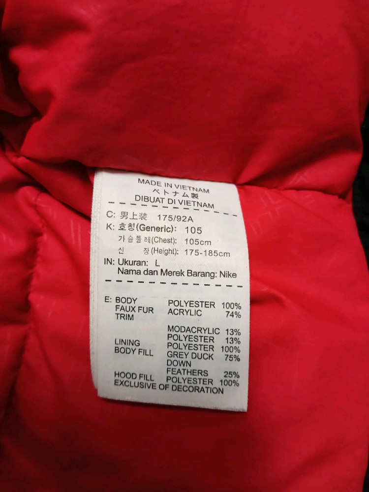 나이키 조던 (정품) 남성 다운 야상 패딩 파카 (블랙) (100~105) (상태 깨끗하고 좋아요)--6