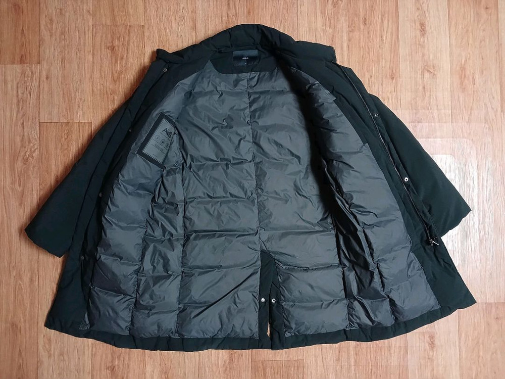앤드지(점품) 남성 구스 다운 코트 자켓 (카키) (95) (상태 깨끗하고 좋아요)--3