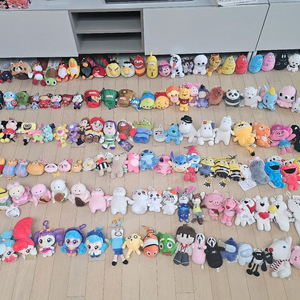 (키링/열쇠고리) 소형 인형 : 캐치 티니핑, 앵그리버드, 마시마로, 어벤져스, 에비츄, 지방이, 바바파파, 디즈니