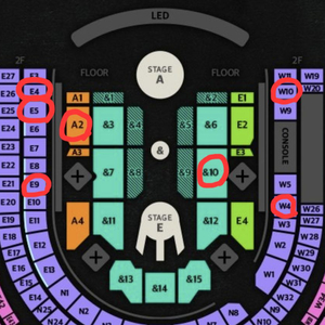 (안전결제가능) 박효신 콘서트 플로어, SR석 2연석