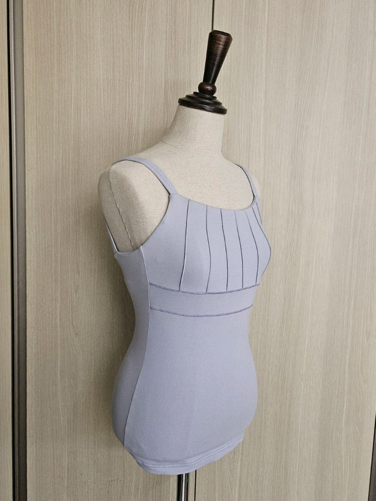 뮬라웨어 mulawear 볼륨 업 핀턱 롱탱크탑 (2 44~날씬55)--5