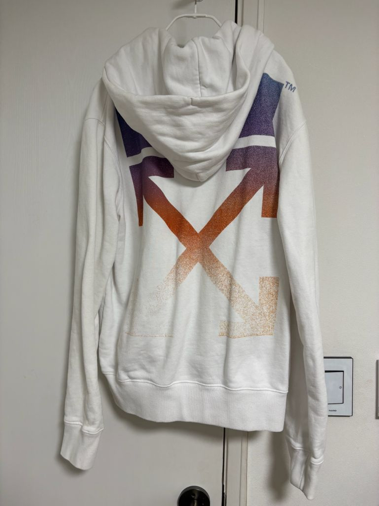 (정품수입택) 오프화이트 후드집업 이미지