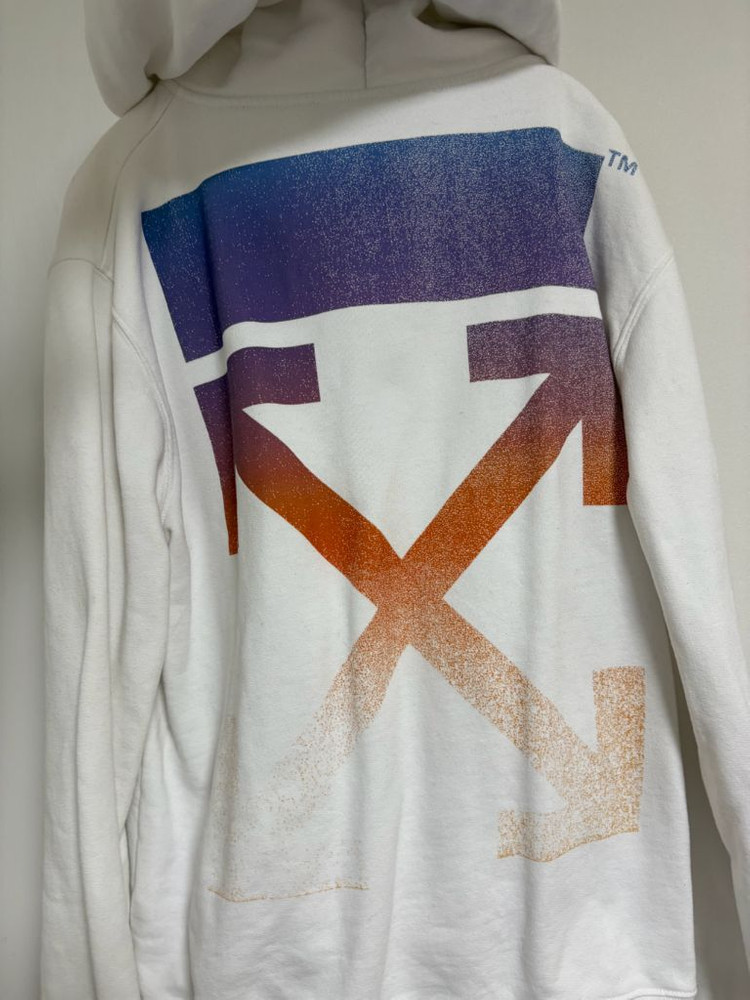 (정품수입택) 오프화이트 후드집업 이미지