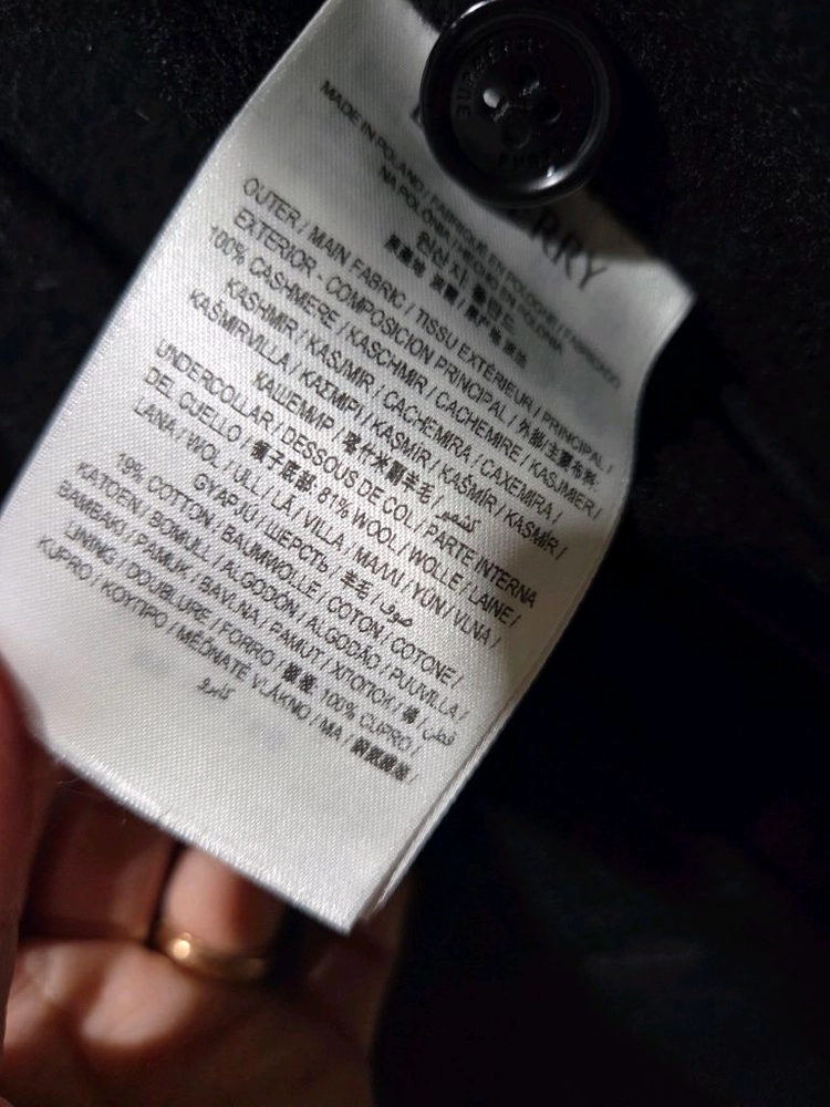 버버리 켄싱턴 캐시미어 코트 새상품 6사이즈 55 이미지