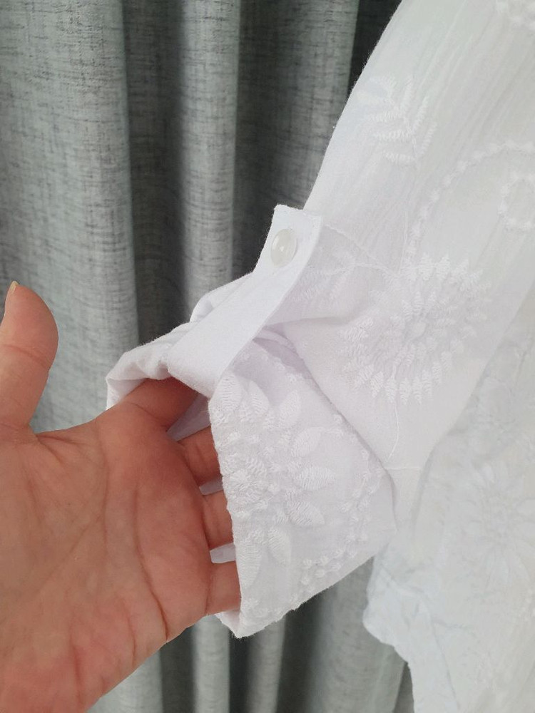 (새상품)면 100% 롱 남방 55반~66반--3