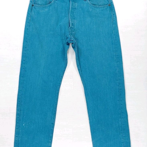 리바이스 501 터쿼이즈 진 36인치 W36 L32