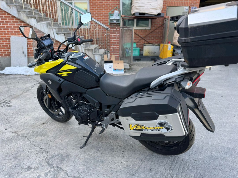 스즈키 브이스트롬250 18년식 삼박스튜닝 팝니다--4