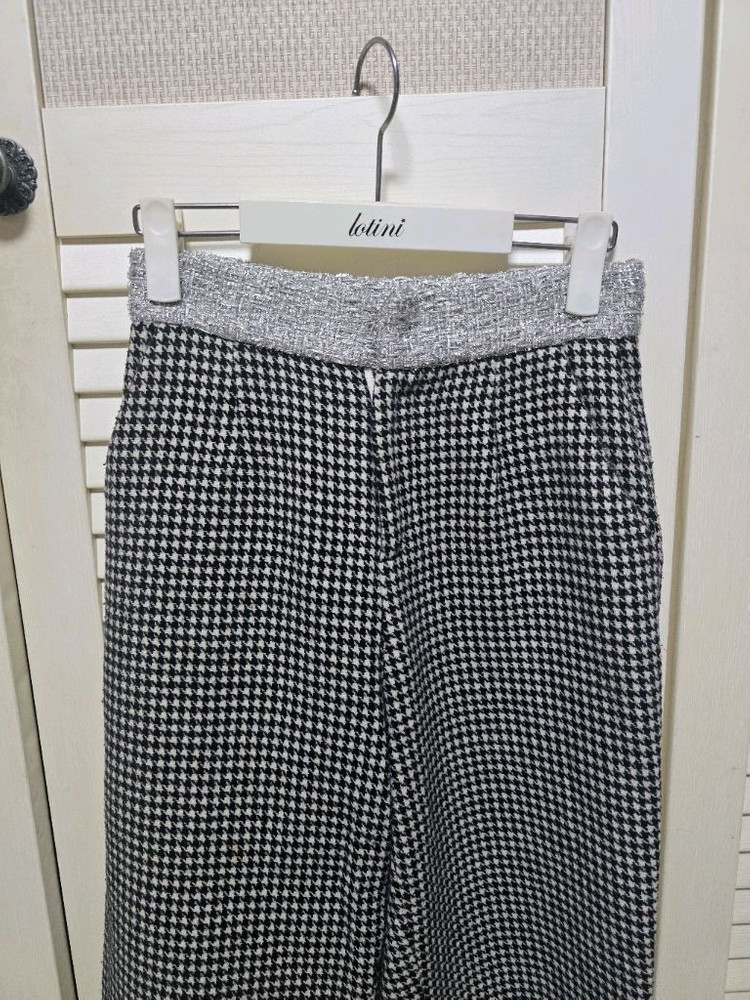 서쿠키 체크 슬랙스--1