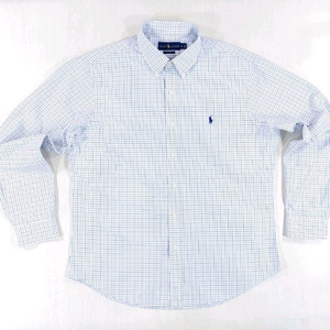 폴로 랄프로렌 슬림핏 체크셔츠 XL