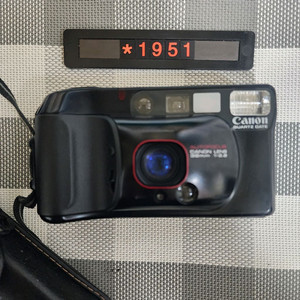 캐논 오토보이 3 필름카메라 데이터백 파우치포함