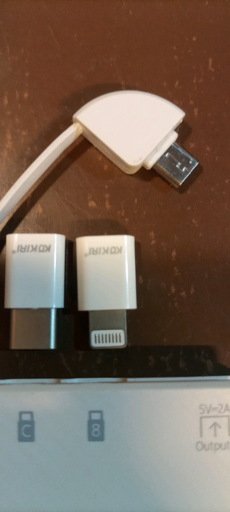 5핀, USB, 8핀, C타입, 보조배터리 6000mAh 대용량 이미지