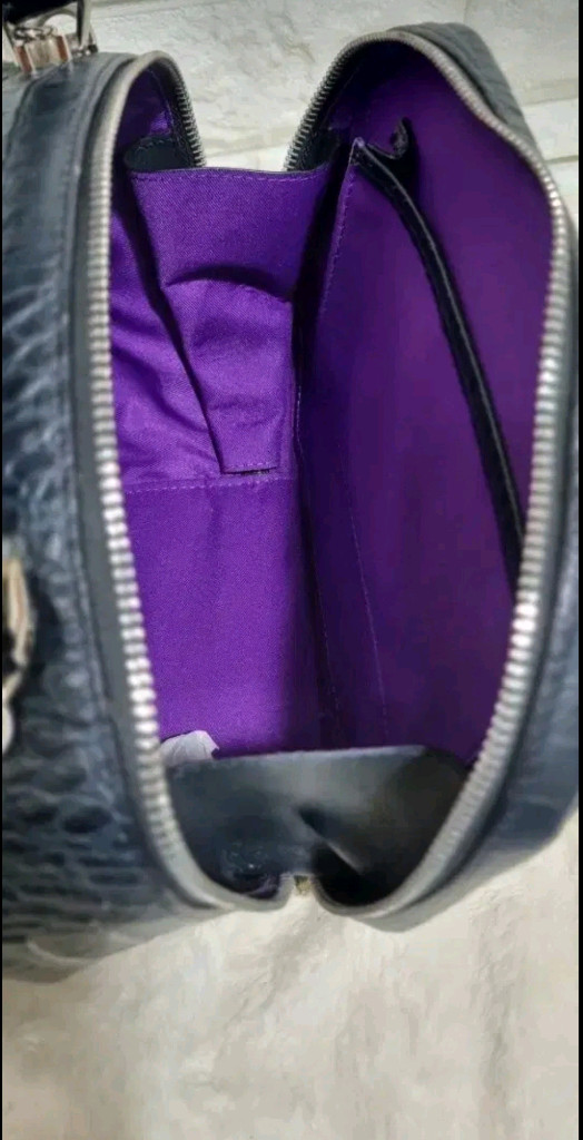 잘모이 카이만 천연악어백 탑핸들 미니가방 이미지