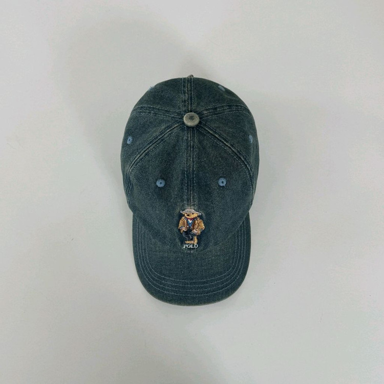 폴로 데님 베어 볼캡--2