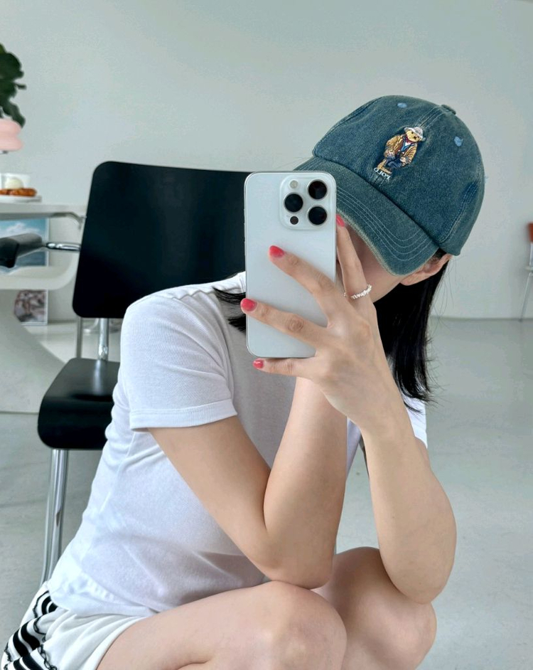 폴로 데님 베어 볼캡--7