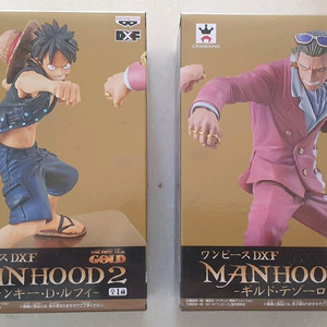 피규어 - 원피스 맨후드 2/루피VS테조로 세트 새상품