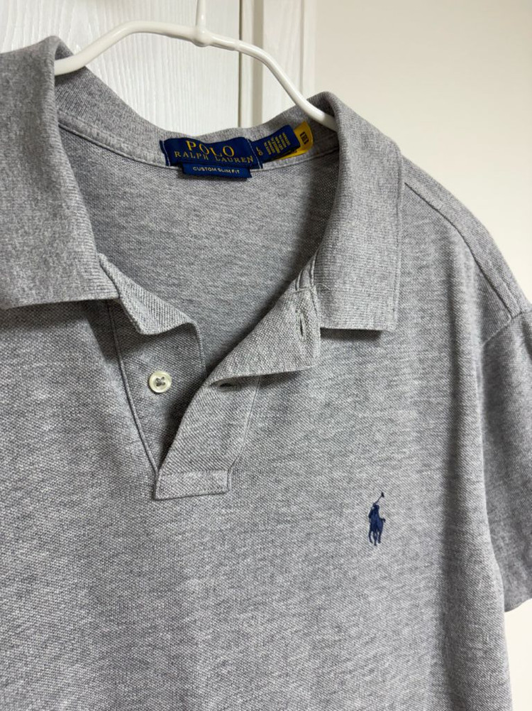 (QR인증)폴로 그레이 PK 카라티--1