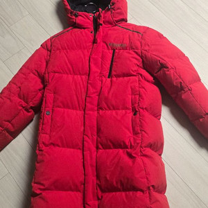 디스커버리 키즈 롱패딩 150 레드