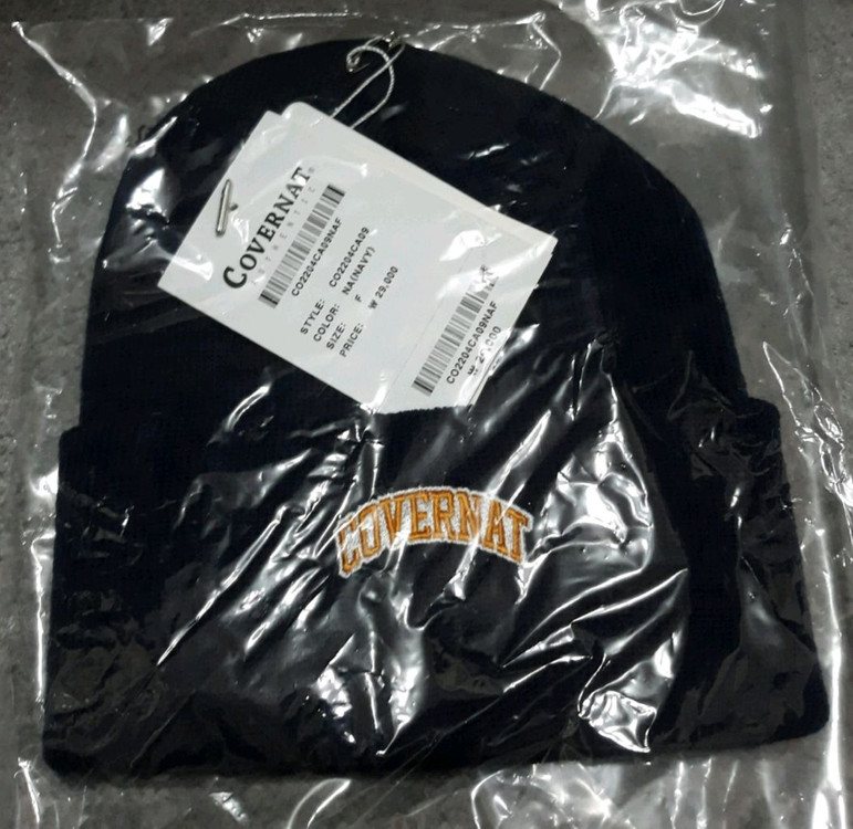 커버낫 남색 비니 새제품 8천원--9