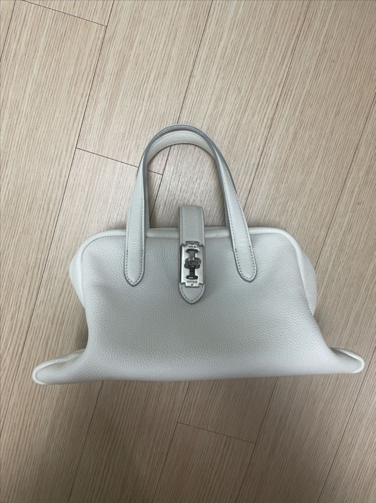 분크 VUNQUE 토크 토트백 스몰 화이트--4