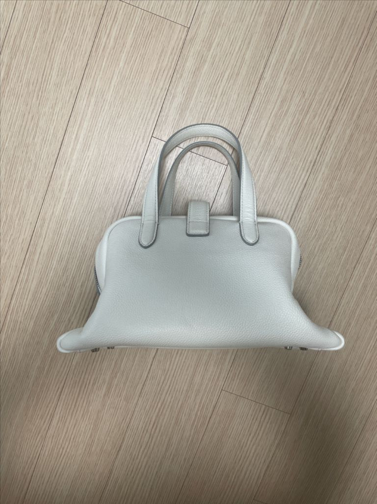 분크 VUNQUE 토크 토트백 스몰 화이트--5