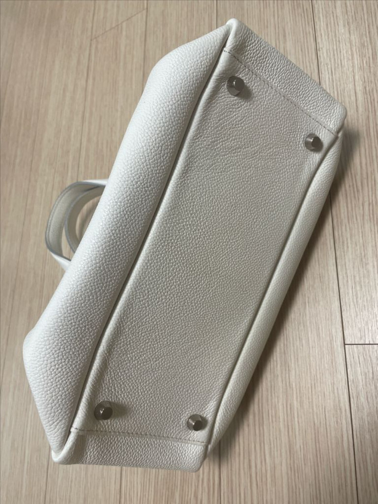 분크 VUNQUE 토크 토트백 스몰 화이트--6