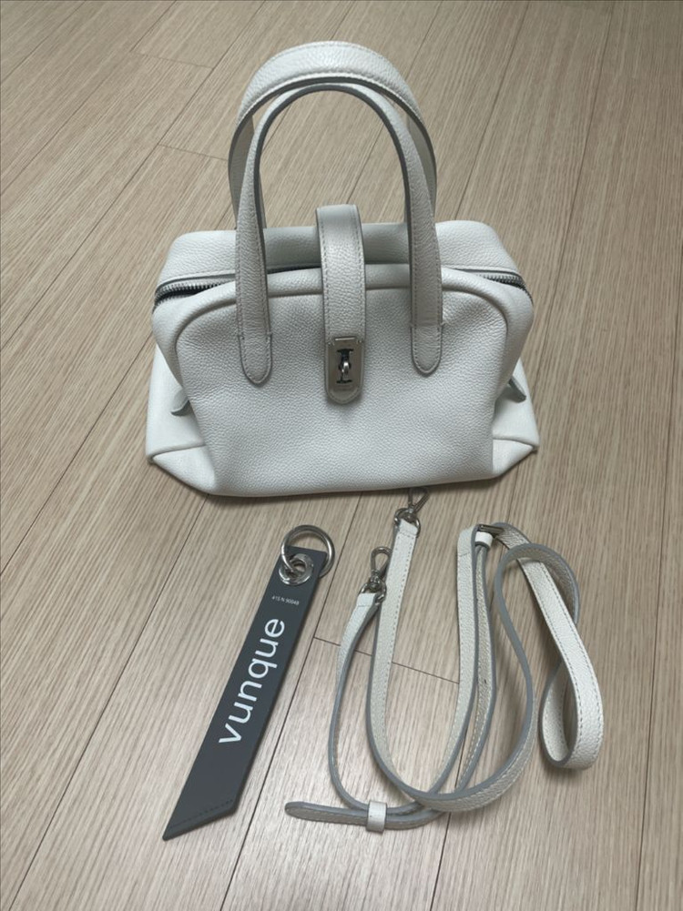 분크 VUNQUE 토크 토트백 스몰 화이트--8