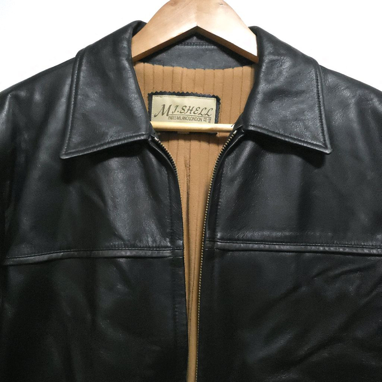 M.J.SHELL 가죽 자켓 남성 100--1