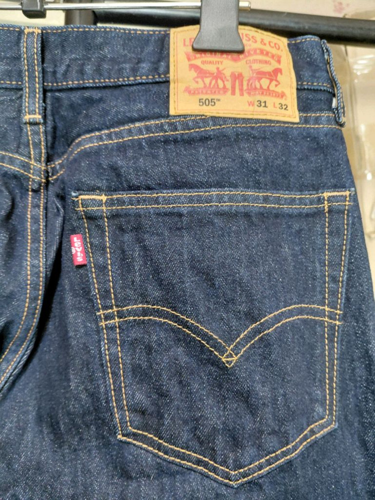 [리바이스505]레귤러핏 생지 데님 청바지 31사이즈--2