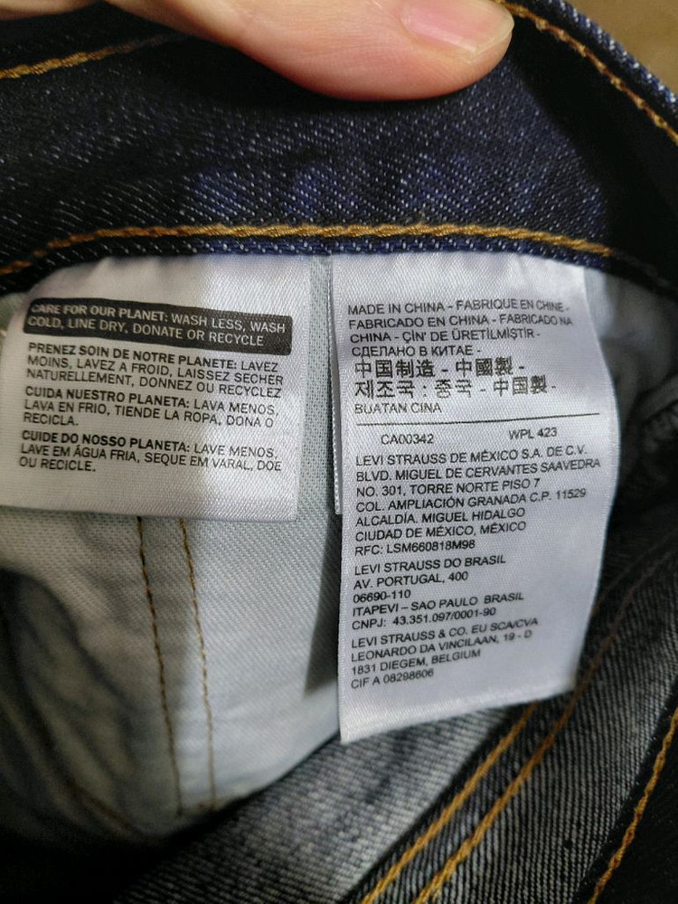 [리바이스505]레귤러핏 생지 데님 청바지 31사이즈--3