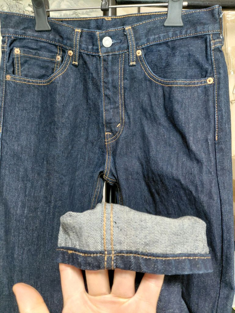 [리바이스505]레귤러핏 생지 데님 청바지 31사이즈--7