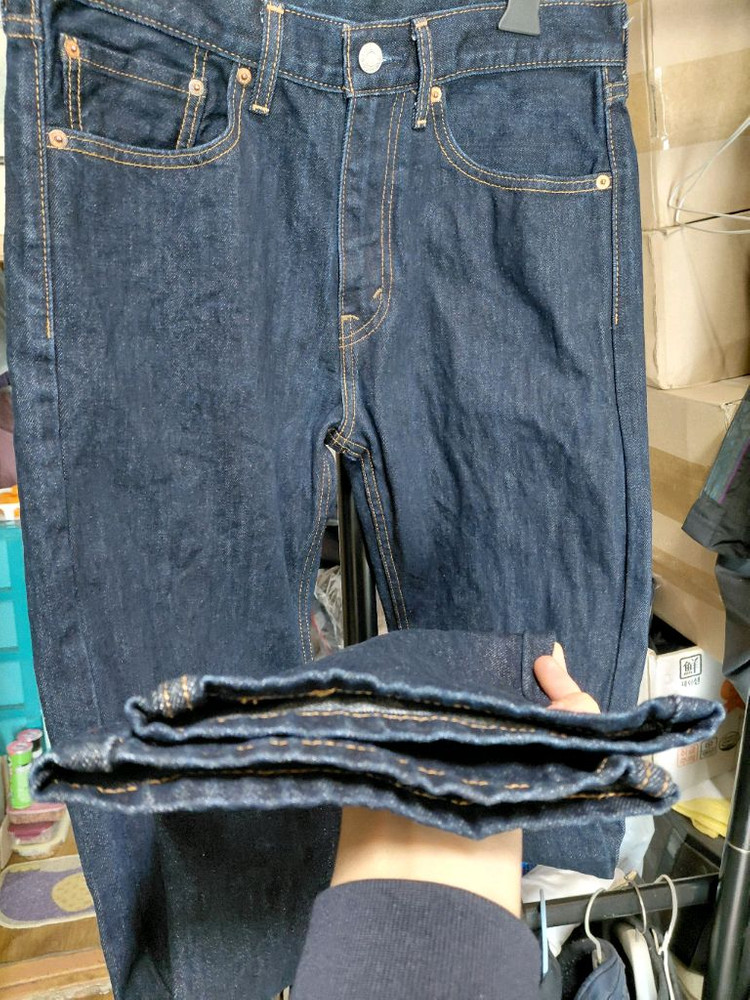 [리바이스505]레귤러핏 생지 데님 청바지 31사이즈--8