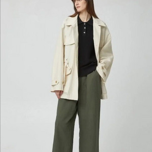 스튜디오 톰보이 22년 야상 점퍼 사파리 바스락 트렌치코트 자켓 코트