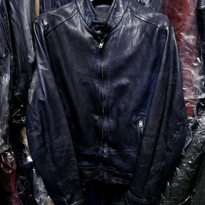 타임옴므 / TIME HOMME 메인 이태리 양가죽 블루종 자켓 / 100