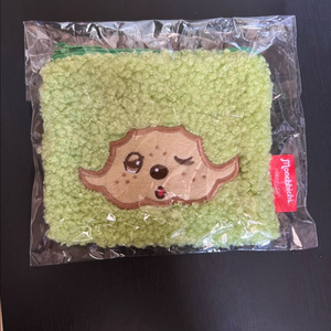 몬치치 뽀글이 파우치 녹색 가챠 새상품