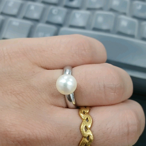 못난이 진주 귀걸이 반지 실버 ㆍ큐빅실버 목걸이 심플