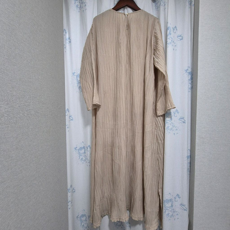 플리츠주름원피스 프리사이즈--1