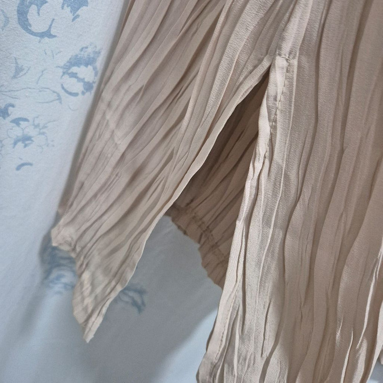 플리츠주름원피스 프리사이즈--4