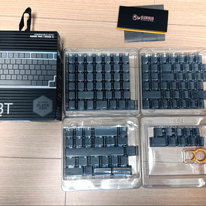 (박풀S급) 글로리어스 GPBT 프리미엄 PBT 체리 프로파일 키캡 (블랙 애쉬)