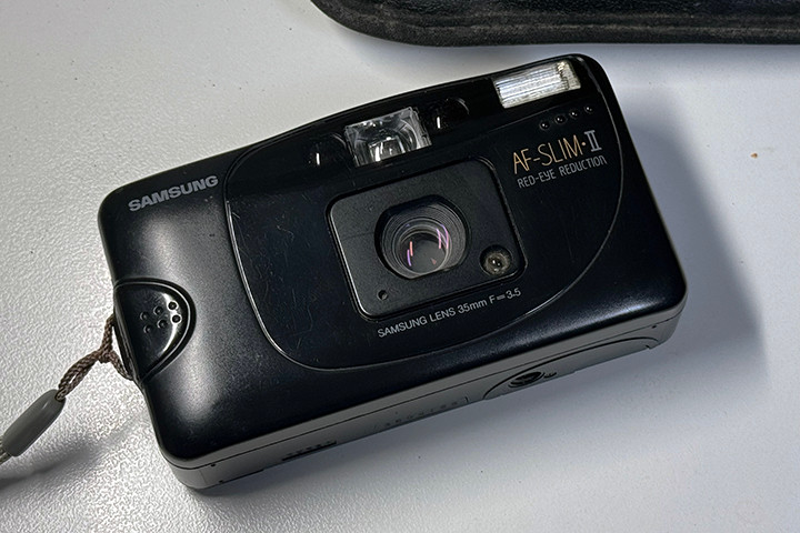 삼성 AF-SLIM II 팝니다(신품베터리 포함)--1