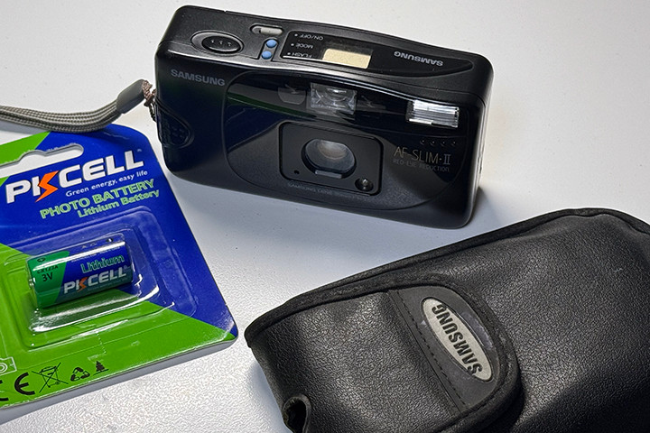 삼성 AF-SLIM II 팝니다(신품베터리 포함)--8