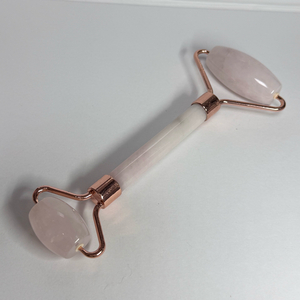 천연 로즈쿼츠 페이스롤러 바디롤러 마사지기