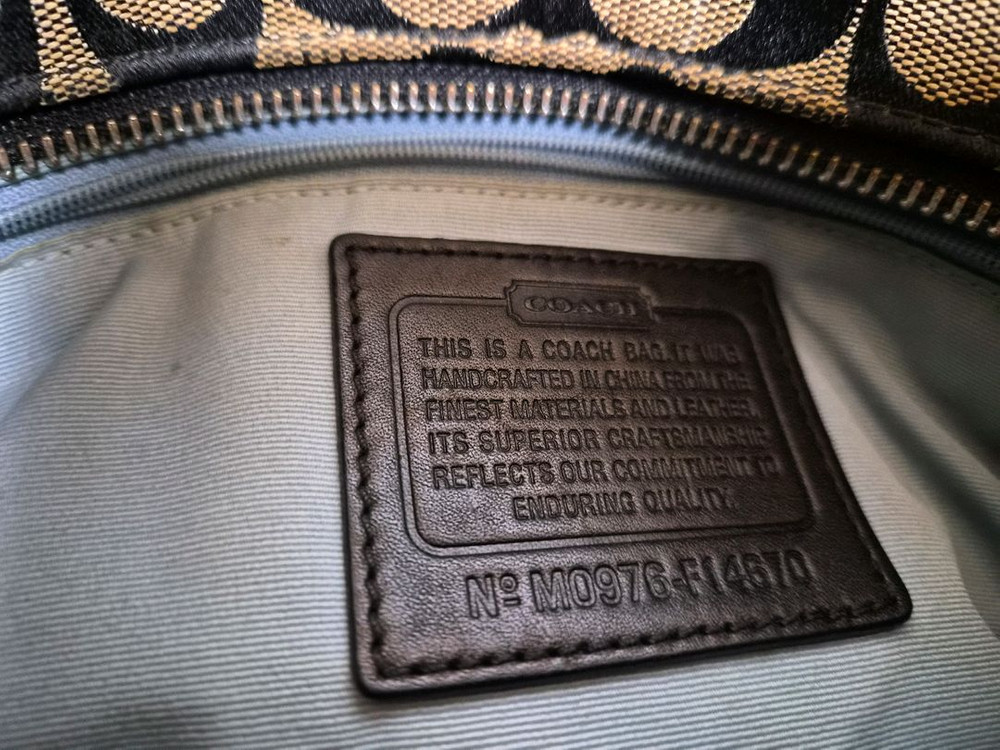 코치 시그니처 숄더백(상태 매우 좋음)--5