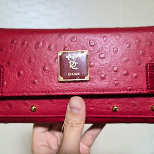 [새상품] DELICATO 델리카토(프랑스 제품) 레드 장지갑