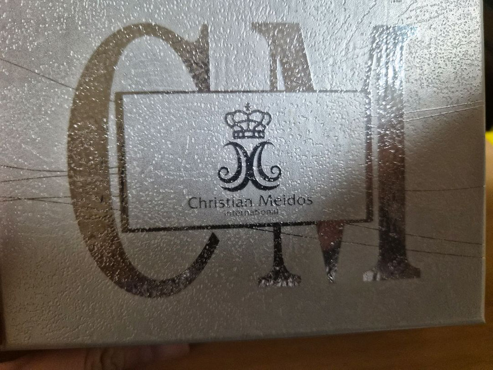 [새상품] 크리스찬 메이도스 가오리 천연가죽 반지갑 버건디--6