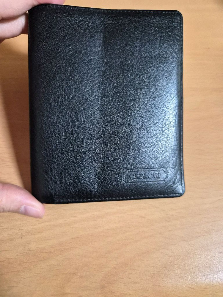 [새상품] 크리스찬 메이도스 가오리 천연가죽 반지갑 버건디--8