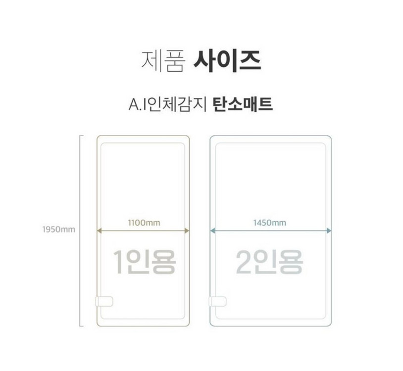 커버분리형 탄소매트/전기장판 미개봉 새제품 (더블)/[가격인하!]--6