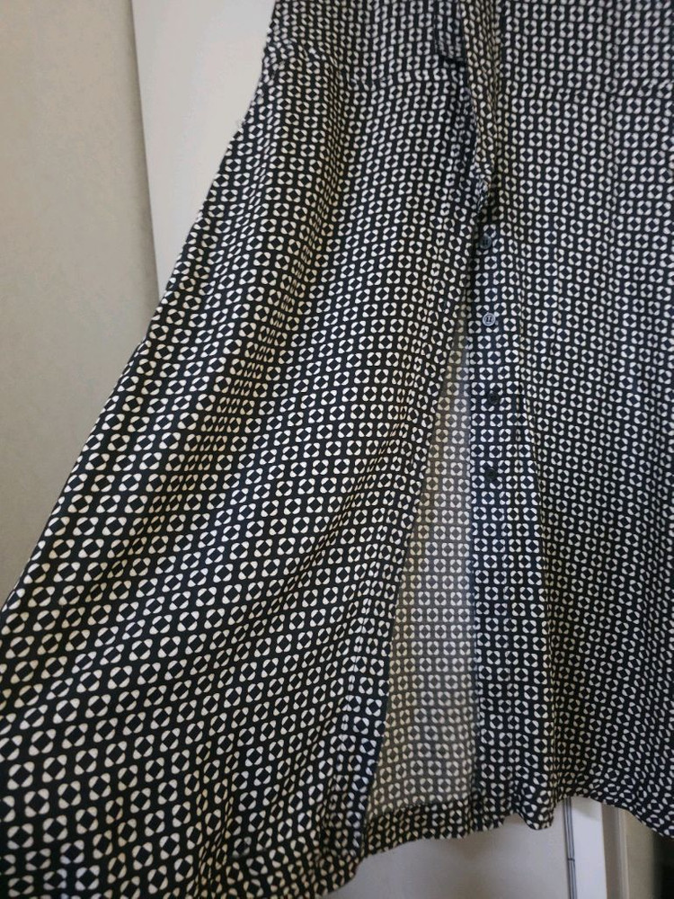 코스 타이 블라우스형 롱원피스--4