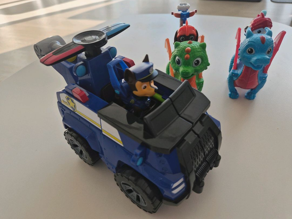 퍼피구조대 플라잉 변신 경찰차 체이스 & 나이츠 마샬, 주마--1