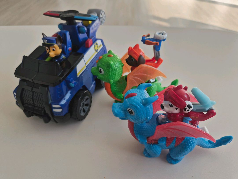 퍼피구조대 플라잉 변신 경찰차 체이스 & 나이츠 마샬, 주마--2